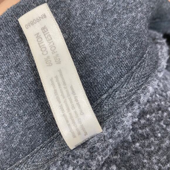 Artisians 1/2 Zip Embroidered Pullover Fleece Tunic Dark Gray Sweater Sz Medium - Picture 10 of 11